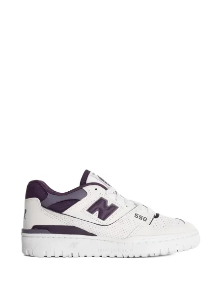 Sneakerși New Balance 550 cu șireturi din dantelă gri