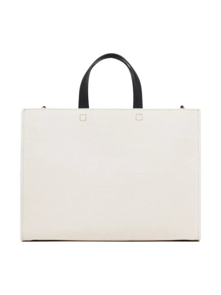 Torebka Givenchy w geometryczne wzory beżowa