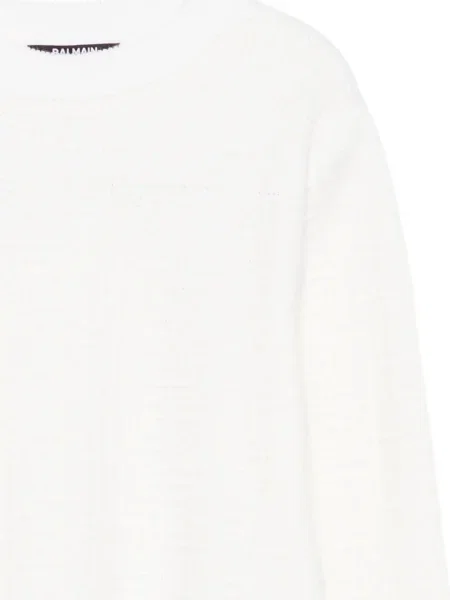 Sweter dziecięcy Balmain biały