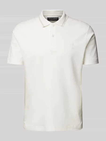 Koszulka polo o kroju Regular Fit z czystej bawełny Marc O'polo białe