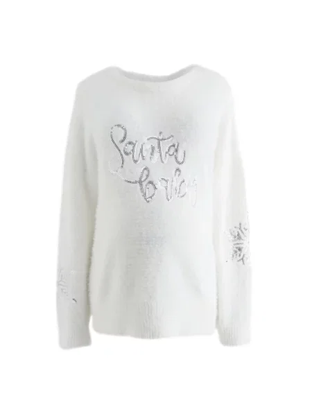 Next Pulover alb
