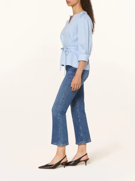 Rich & Royal Jeansy Flare blau niebieskie