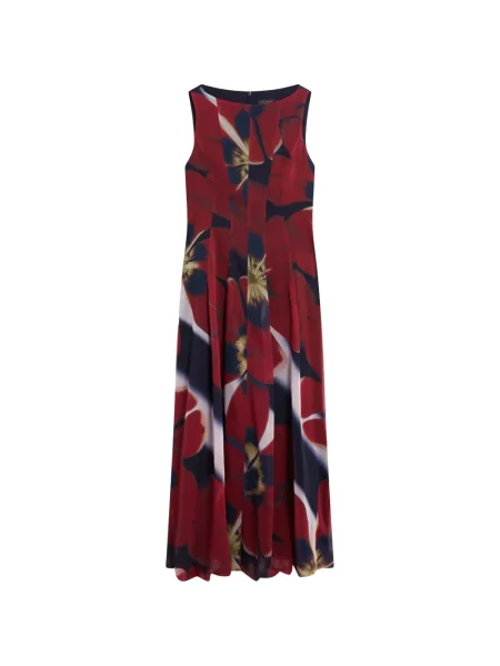 Virágos maxi ruha Ted Baker nyomtatás kék