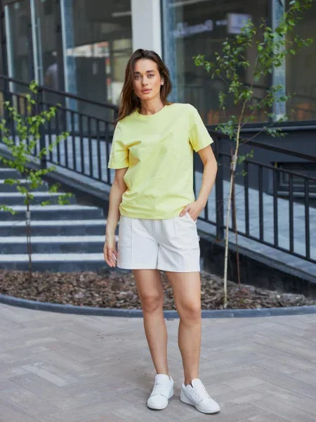 Футболка Umon бавовна/еластан жовтий