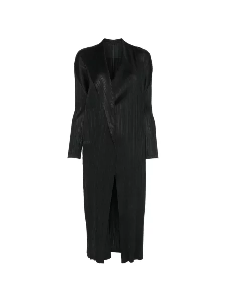 Kabát Pleats Please Issey Miyake fekete