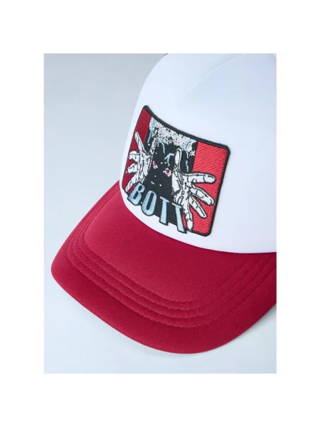 Czapka z daszkiem Bott z siateczką czerwona