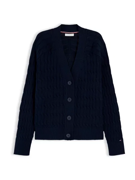 TOMMY HILFIGER Kardigán tengerészkék