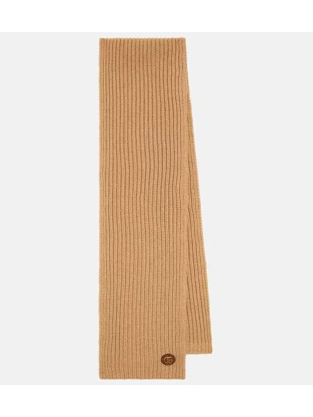 Fular Gucci de lână bej