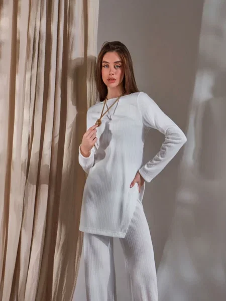 Туніка TrikoBakh молочний бавовна/поліестер