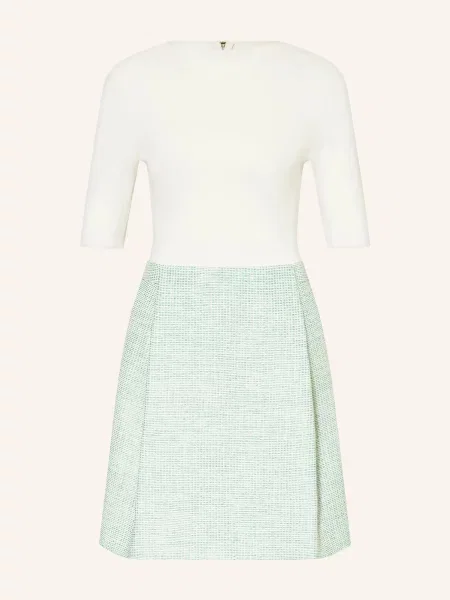 Ted Baker Šaty Previam Z Kombinace Materiálů režná / světle / tmavě zelená