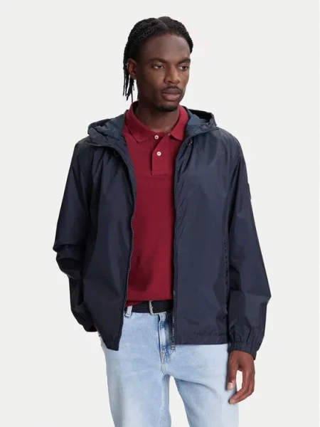 Prehodna jakna Tommy Hilfiger bela