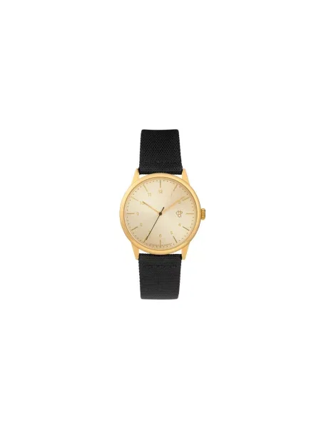 CHPO Rawiya Classic Gold Black Unisex Zegarki CHPO Szary Size: One size czarny