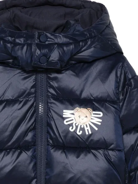 Kurtka dziecięca Moschino niebieska
