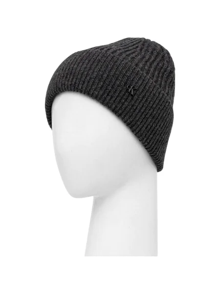 Calvin Klein Căciulă Ck Metal Wool Beanie gri