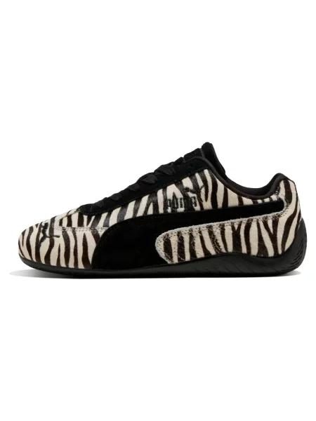 Puma sneakersy skórzane Speedcat Zebra Wns czarny