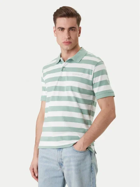 Guess Jeans Pólóing Regular Fit zöld