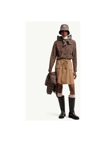 Spódnica mini Moncler beżowa