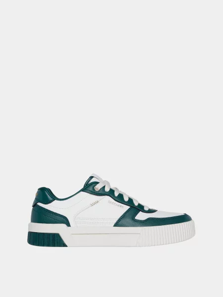 Кожаные кеды Skechers белые