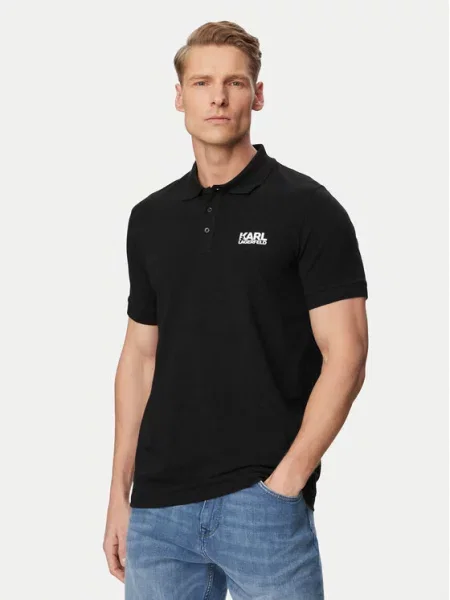 KARL LAGERFELD Polo marškinėliai juoda