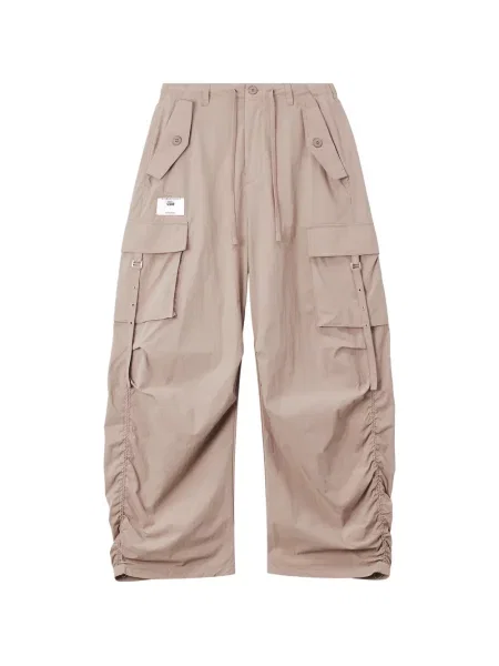 Pantaloni cargo Izzue cu volane