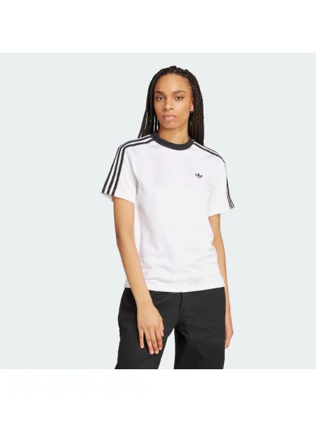 T-shirt adidas Adicolor Football Jacquard T-Shirt White XS biała