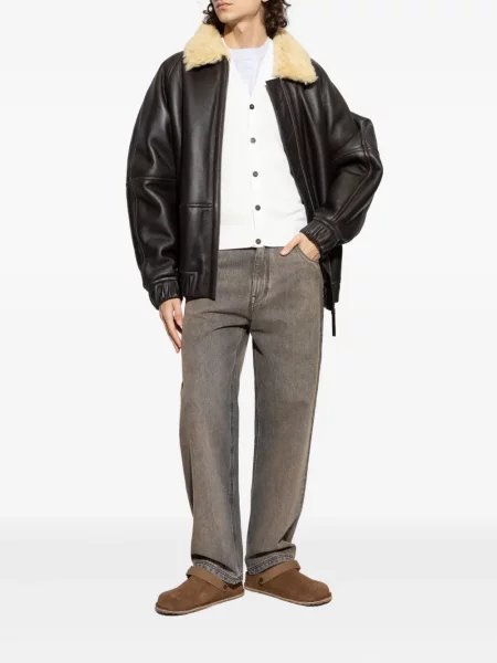 Cardigan Jacquemus cu broderie alb