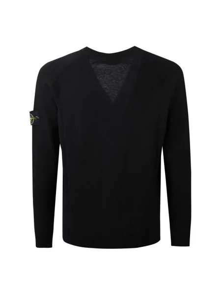 Sweter Stone Island z kamieniami czarny