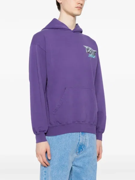 Hoodie Anti Social Social Club μωβ