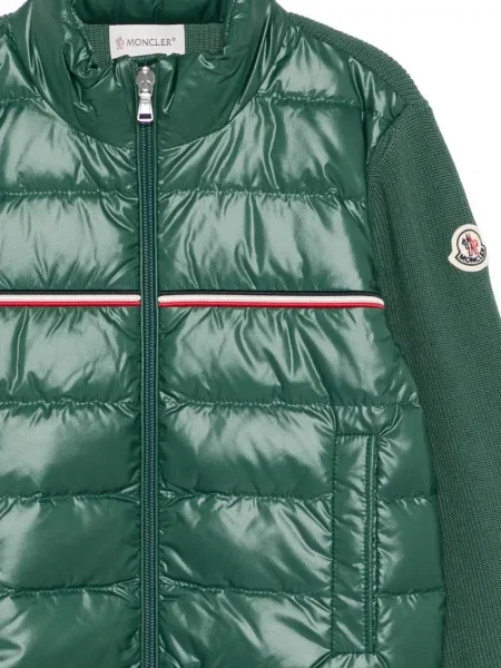 Kurtka dziecięca Moncler Enfant zielona