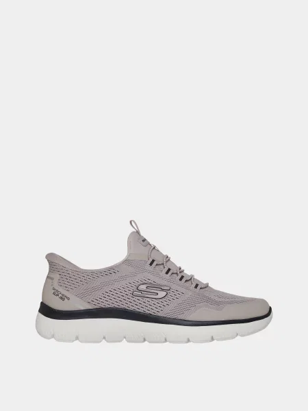 Кросівки повсякденні Skechers SUMMITS тауп текстиль/штучна шкіра