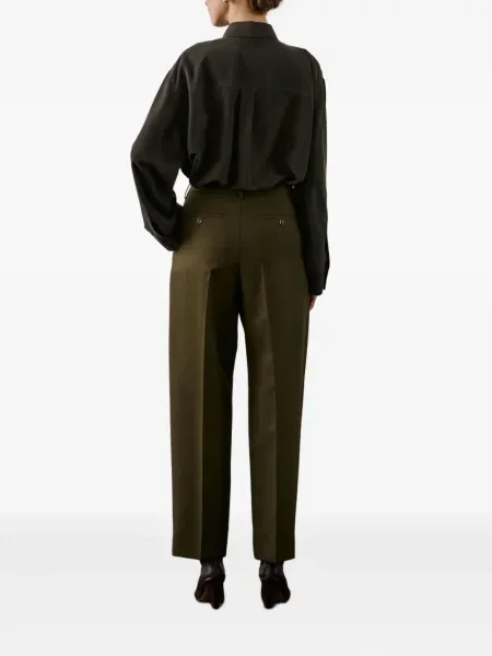Pantaloni Soeur plisate verde