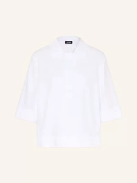 Joop! Koszulka Polo Z Dżerseju Tina weiss białe