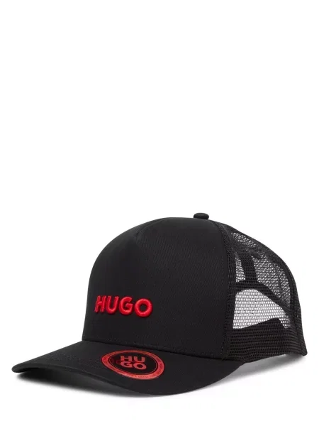 HUGO czapka z daszkiem czarna