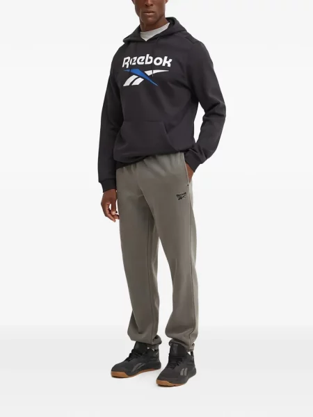 Hanorac cu glugă Reebok cu imagine negru
