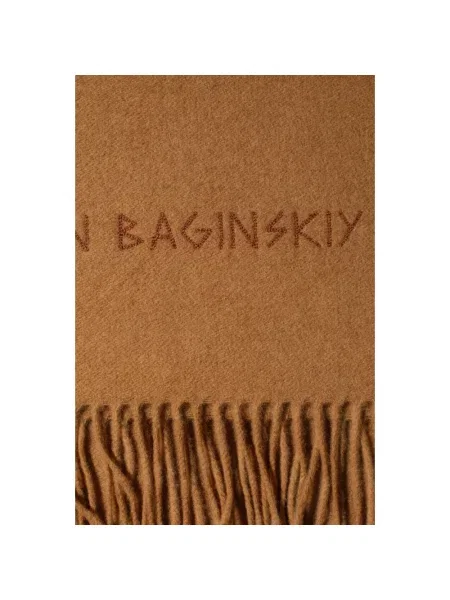 RUSLAN BAGINSKIY szalik wełniany Wool Scarf brązowa