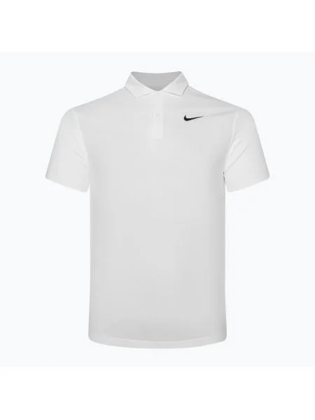 Tricou de tenis pentru bărbați Nike Court Dri-Fit Polo Solid white/black alb