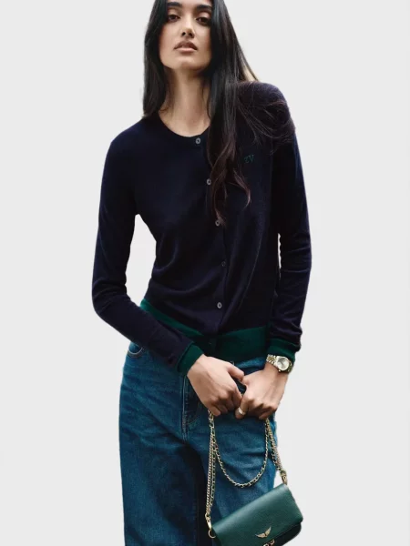 Кашеміровий кардиган Zadig&voltaire синій