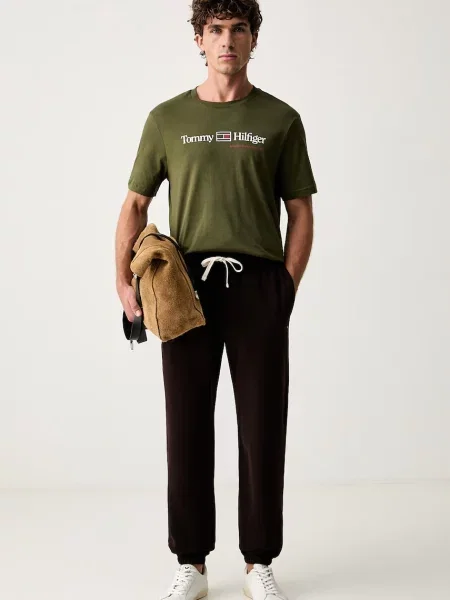 Tommy Hilfiger tričko pánske zelená