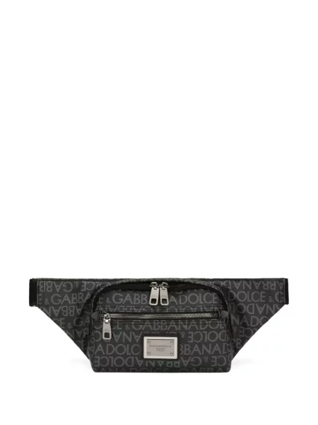 Curea Dolce & Gabbana din jacard negru