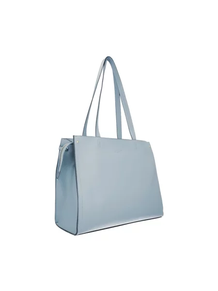 Liu Jo torebka shopper z imitacji skóry niebieska