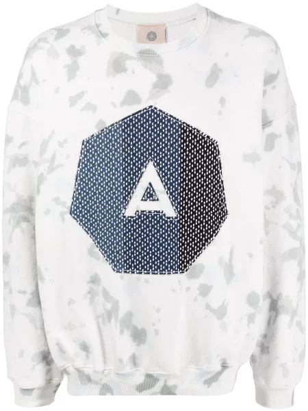 Hanorac crewneck Alchemist alb