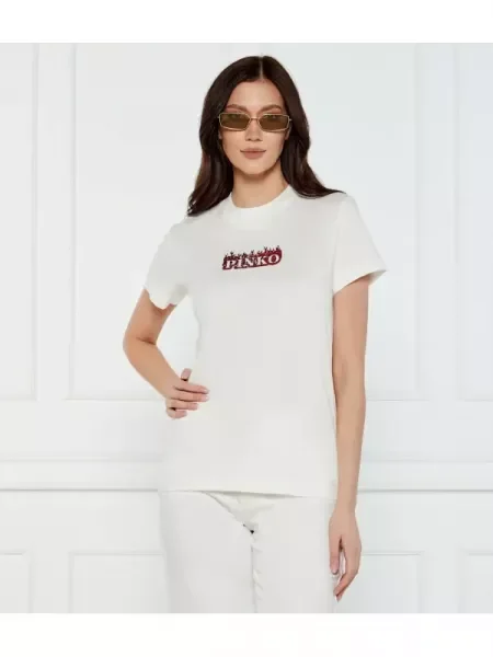 Pinko Tricou TRAPANI alb