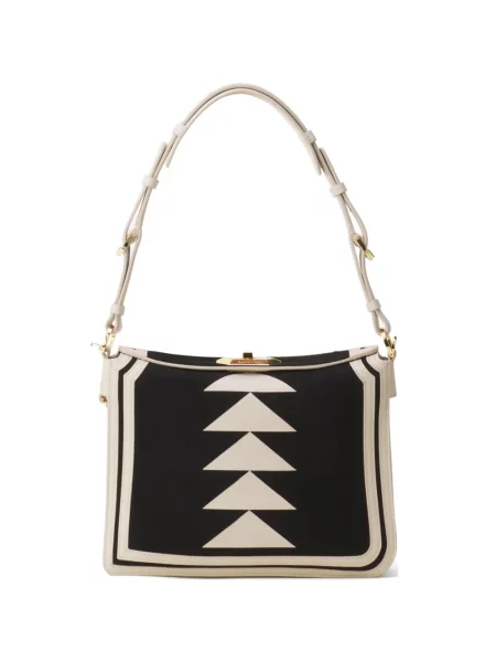 Geantă Lanvin cu imprimeu geometric