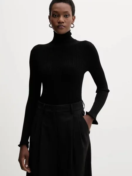Marella Bluză cu gât Iato negru