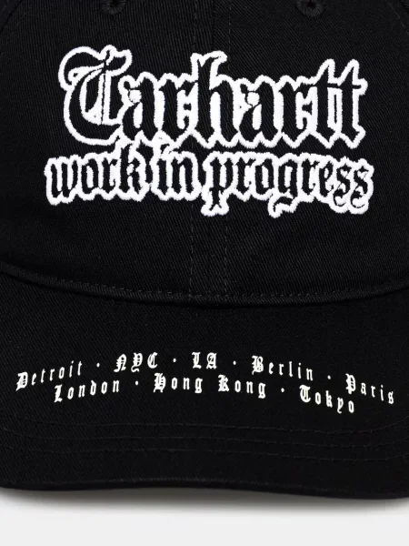 Capac Carhartt WIP World Tour Cap Black/ White Universal alb