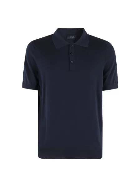 Koszulka polo Fay niebieska