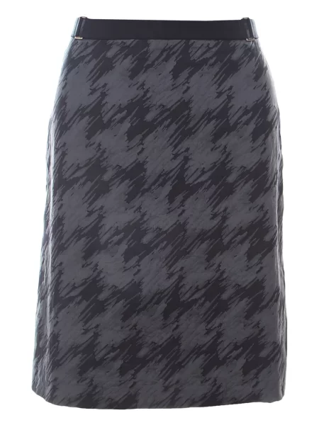 Spódnica Boss Green Hugo Boss w pepitkę szara