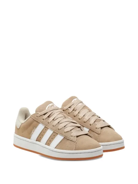 Sneakerși Adidas Campus din piele de căprioară fără toc maro