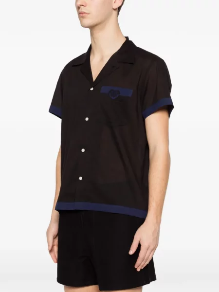 Къс риза Bode със сърца черно