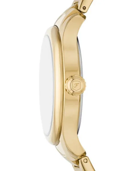 FOSSIL Analógové hodinky GILMORE / perlovo biela zlatá